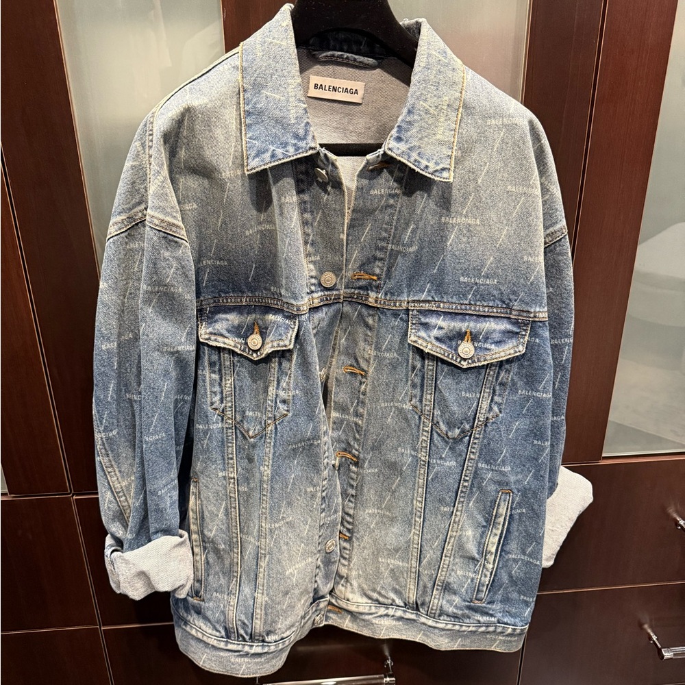 Balenciaga Denim Jacket Oversized Fit SZ40
